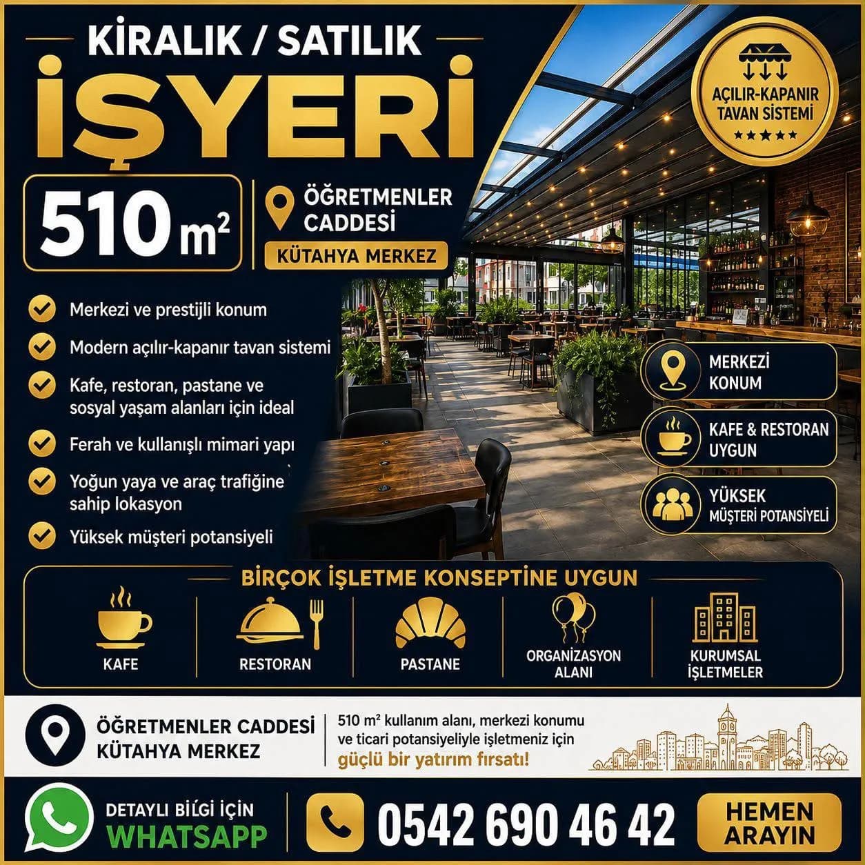 Ali Paşa Mahallesi Öğretmenler Caddesi'nde 385 m² Dubleks Satılık İşyeri 1